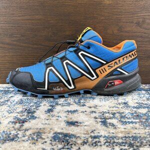 Salomon Snowcross Trail Shoes Men Black M&amp;S Grip Waterproof Outdoor Hiking